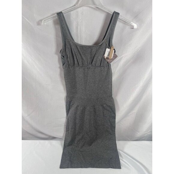 Shapellx Dress Womens M/L Gray Stretch Slimming Compression Pull On Sleeveless - Picture 1 of 4